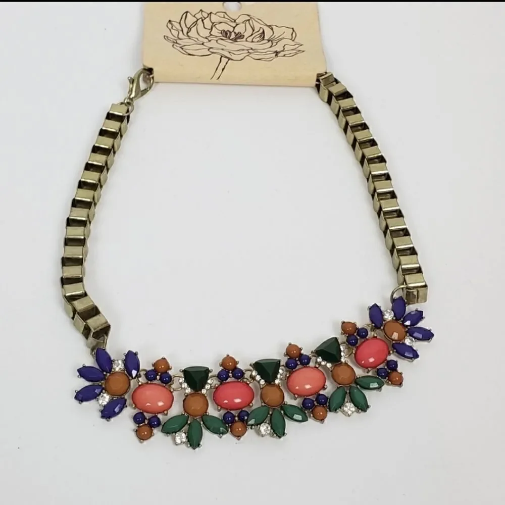 ‎Statement Necklace Multicolor